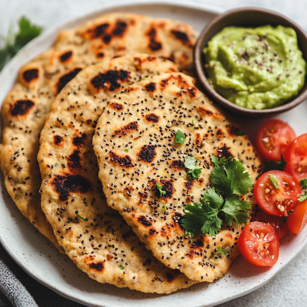 Gluten-Free Flatbread with Chia Seeds