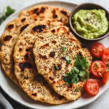 Gluten-Free Flatbread with Chia Seeds