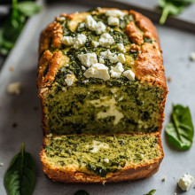 Spinach and Feta Protein Bread