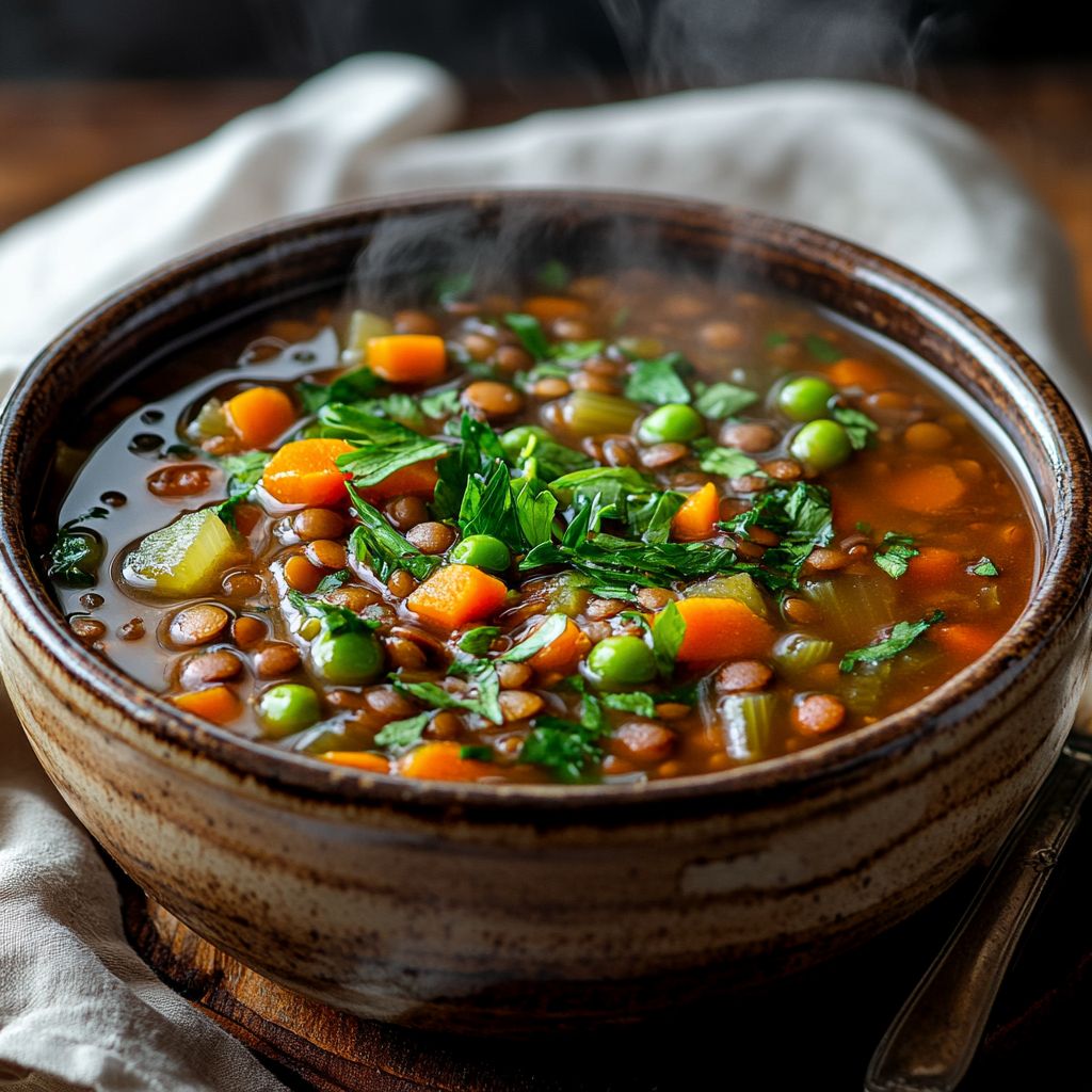 Hearty Vegetable and Lentil Soup