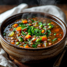 Hearty Vegetable and Lentil Soup