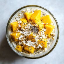 Tropical Mango Coconut Overnight Oats