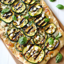 Grilled Zucchini Flatbread
