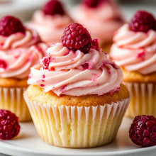 Raspberry Cream Cheese Cupcakes