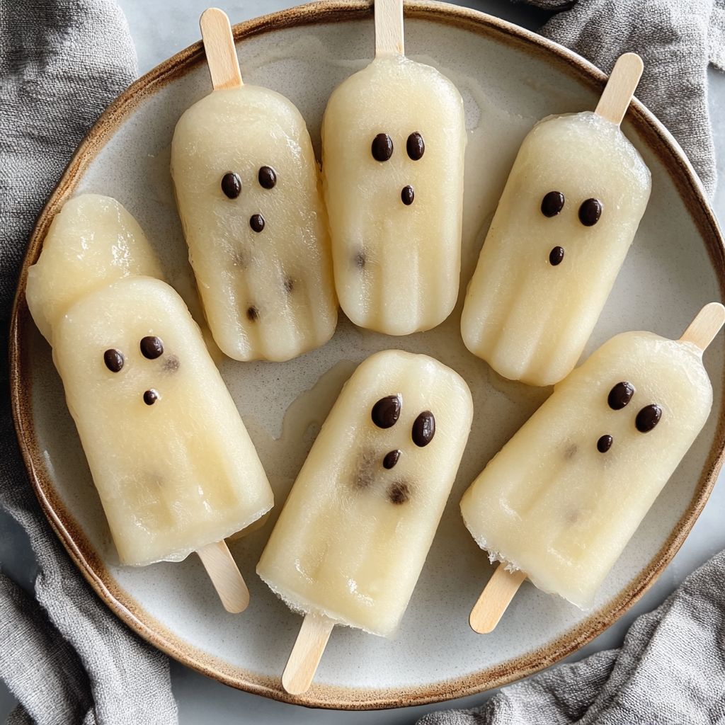 Ghostly Pear Pops