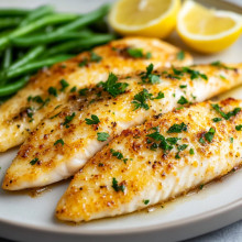 Quick Lemon Garlic Tilapia