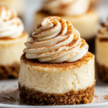 Cinnamon Roll Mini Cheesecake