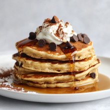  Chocolate Chip Protein Pancakes 