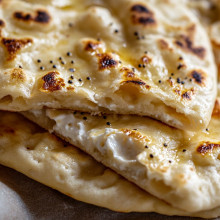 2-Ingredient Greek Yogurt Flatbread