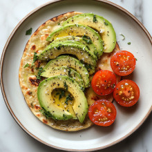 Gluten-Free Flatbread with Avocado