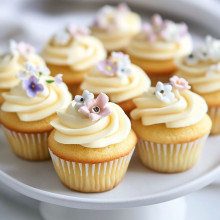 Vanilla Bean Mini Cupcakes