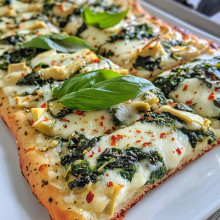  Spinach & Artichoke Flatbread 