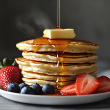 Vanilla Bean Pancakes