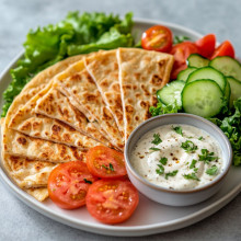 Easy Low-Carb Flatbread for Sandwich Wraps