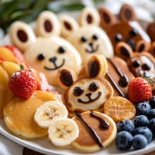 Fun-Shaped Animal Pancakes Kids Will Love