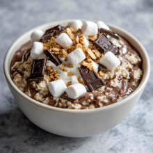 Spooky S’mores Protein Overnight Oats