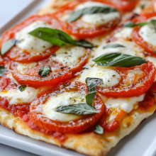 Tomato Mozzarella Flatbread