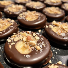 Chocolate Covered Banana Slices