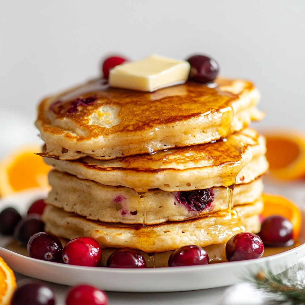 Harvest Cranberry Orange Pancakes