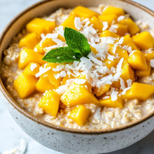 Springtime Mango Coconut Overnight Oats
