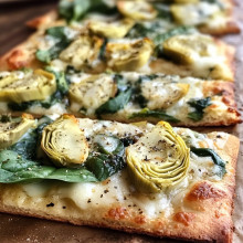 Spinach Artichoke Flatbread