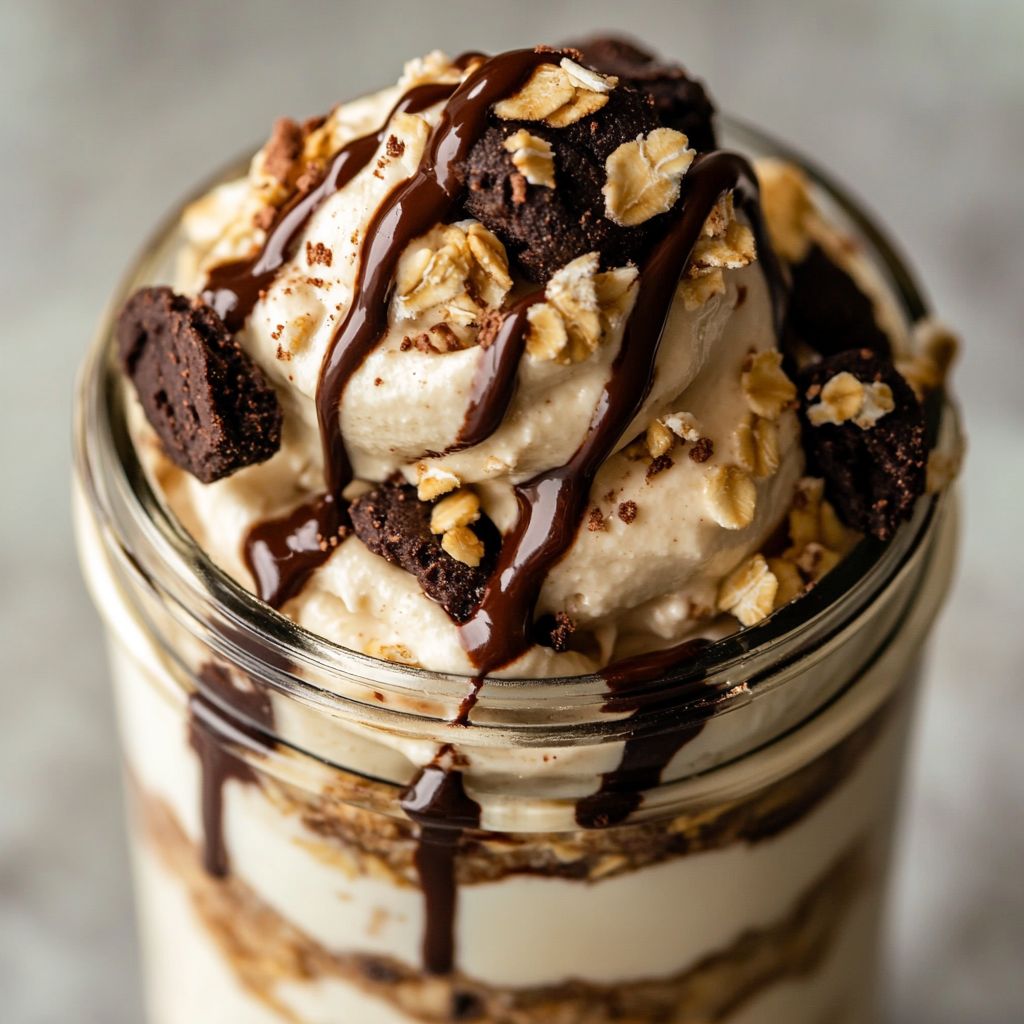 Cookies and Cream Overnight Oats