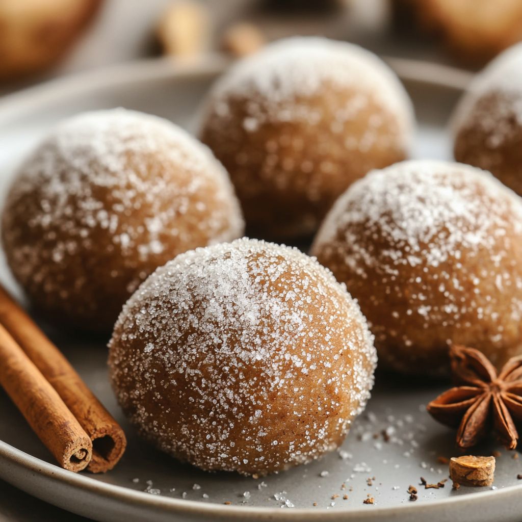 No-Bake Gingerbread Cookie Bites
