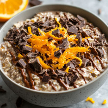 Chocolate Orange Truffle Overnight Oats 