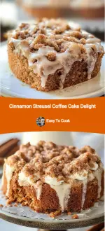 Cinnamon Streusel Coffee Cake Delight