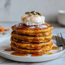  Pumpkin Spice Protein Pancakes 