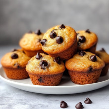 Banana Chocolate Chip Mini Muffins