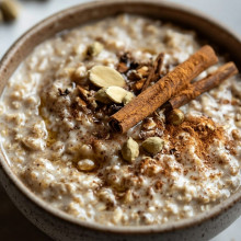 Chai Spice Latte Overnight Oats