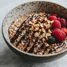 Hazelnut Chocolate Overnight Oats