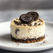 Cookies and Cream Mini Cheesecake