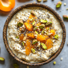  Pistachio Apricot Overnight Oats 