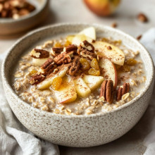 Cinnamon Apple Pie Overnight Oats