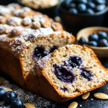 Blueberry Protein Breakfast Bread