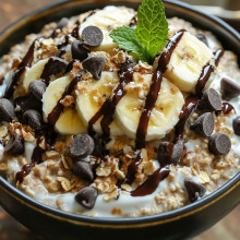  Chocolate Chip Cookie Pie Overnight Oats 