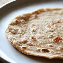 2-Ingredient Buckwheat Flatbread