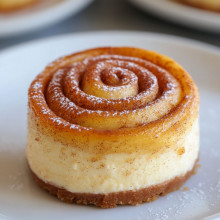 Cinnamon Roll Mini Cheesecake