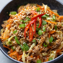 15-Minute Egg Roll in a Bowl