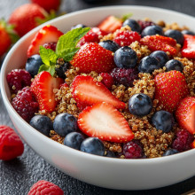  Quinoa & Berry Breakfast Bowl 