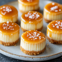 Salted Caramel Mini Cheesecake
