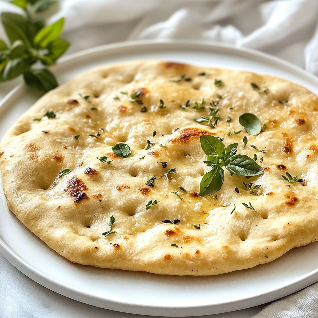 Gluten-Free Flatbread with Oregano and Thyme