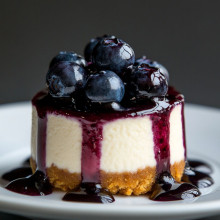 Blueberry Burst Mini Cheesecake