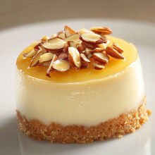 Honey Almond Mini Cheesecake