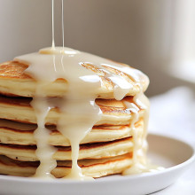 Vanilla Glazed Pancakes