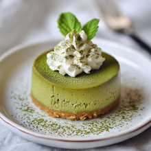 Matcha Green Tea Mini Cheesecake