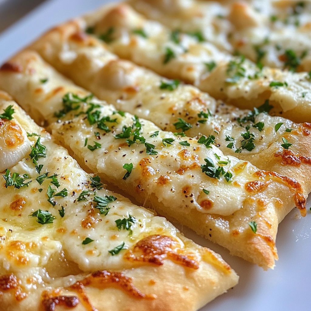 Roasted Garlic Parmesan Flatbread