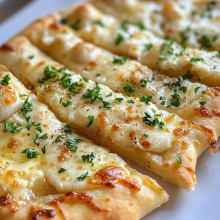 Roasted Garlic Parmesan Flatbread
